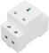 SEAFRONT DIN Rail Socket with Nylon Casing Contact and Built in Protective Contact for DIN Rail Mount Easy Installation (UK AC250V 13A)