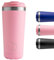 Chilly's Original Coffee Cup - Thermal Mug For Cold & Hot Drinks - Leak-Proof Travel Mug with Lid - Double Walled Vacuum Insulated Mug - Stainless Steel - Pastel Pink, 500ml