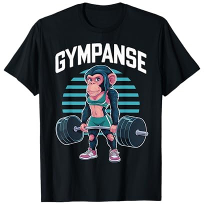 Funny Gym Schimpanse Fitness Sport Bodybuilder T-Shirt
