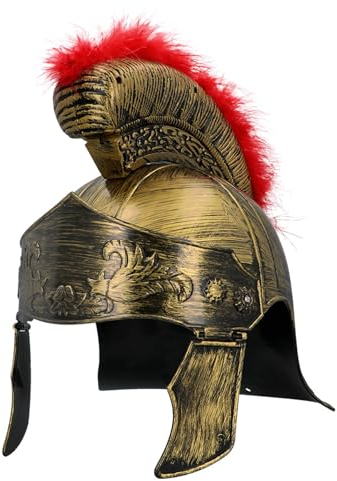 Boland 01443 - Römerhelm für Faschingskostüme, Kopfbedeckung für Märchenkostüm, Karneval und Mottoparty