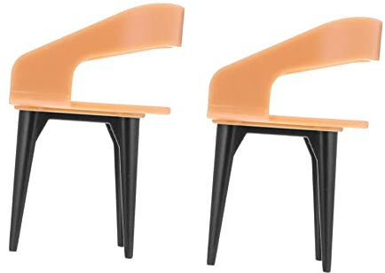 JOINPAYA 2 Pièces Mini Chaise de Simulation bouda Decoration Interieure décoration intérieure Nains de Jardin modèle de Banc Miniature chaises Mini Outils de décoration Déco Petite Maison