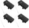 EMSea 4Pcs AA Battery Holder with Switch 3V, Waterproof Enclosed IP65, Holds 2 AA batteries Suitable for Hobby DIY Electronics, Line Length 150mm