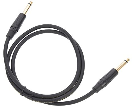 VINTORKY Audio Cable for Mic and Guitar Black Speaker Connection Wire for Studio and Stage Use