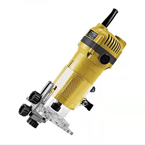SOFTTO Elektrische Oberfräsen Elektromechanisches 500-W-Holzfräsen, Öffnen und Schließen der kleinen Gongmaschine, Holzbearbeitungs-Schlitzmaschine für Holz-/Laminatböden
