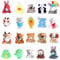 SULOLI 20 Stück Mini Plüschtiere Set,Mini Kuscheltier,Miniatur-Plüschset,niedliche Tier Kleine Plüsch für Kinder Jungen Mädchen Party