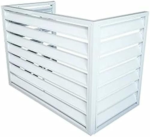 Recinzione per Aria condizionata per Installazione Esterna, coperture in Alluminio per condizionatori e Pompe di Calore, Copertura per condizionatori Esterni, Adatta per unità di condizionam