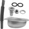 DRESSOOS 1 Ensemble D'Évier De Camping-Car, Petit Évier De Bar, Évier De Bar en Acier Inoxydable, Évier Simple, Petit Évier De Cuisine, Évier De Cuisine De Camping-Car, Petit Évier, Petit