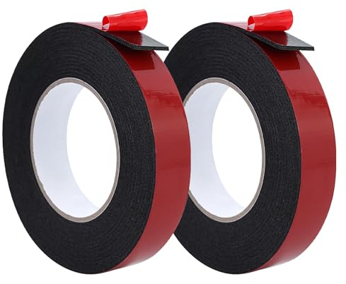 Ruban Adhésif Double Face extra fort de 10 m,Étanche,Scotch,Multifonction Pour mur et bande LED,voiture,maison,bureau et extérieur