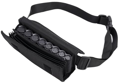 SENECESLI Euro -Münzhalter, Münzspender, Fanny Pack, Wellner -Geldbörse, Münzsortierer, Coin Organizer Storage Back für Kellnerin, Server, Sammler, Kassierer, Veränderung, Schwarz