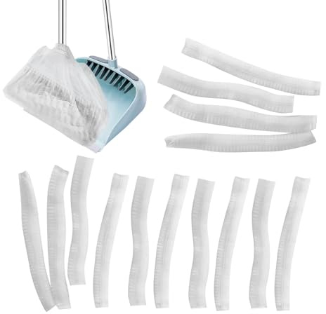 Broom Cover | Multipurpose Cleaning Tools | 100 Pcs Dust Mop Replacement Covers - For Brooms Pet Hair Spider Webs Stains Skirting Bows Floor
