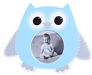 disok – Fotohalter Eule Augen blau – Erinnerungen Taufe Kinder
