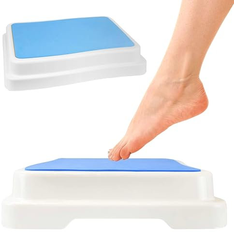 ADEPTNA Sturdy Bathroom Anti Slip Bath Step- Elderly Shower Stepping Disability Mobility Aid Door Walking Stool-Size 49.5cm X 40cm X 10cm