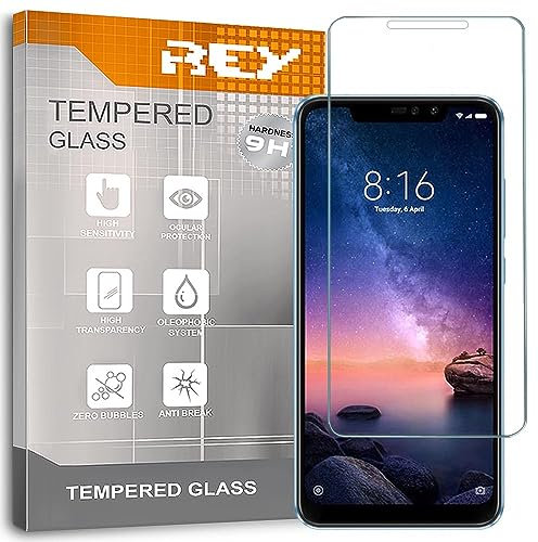 3X Protector Pantalla para XIAOMI REDMI Note 6 Pro, Cristal Vidrio Templado Premium