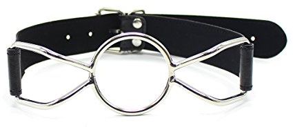 Spider-Gag mit Ring-Knebel O Ring Steel Metal Mouth Gag Mouth Gag (Ring-Knebel Ø 3,30cm)