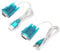 USB to Serial RS232 Port, USB To RS232 Serial Port 2Pcs HL-340 USB to RS232 Serial Port Adapter 9 Pin Serial Cable, fit for Win95 / 98 / 98se / ME / 2000 / XP / win7 32bit 64bit / Vsita