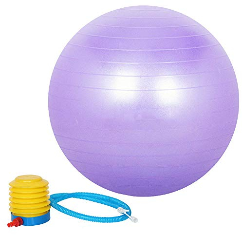Anjing Gymnastikball mit Pumpe, rutschfest, 55 cm