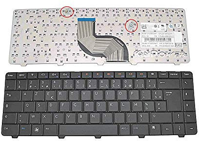 KinPower Clavier AZERTY Français Compatible avec Dell Vostro 14R 14V