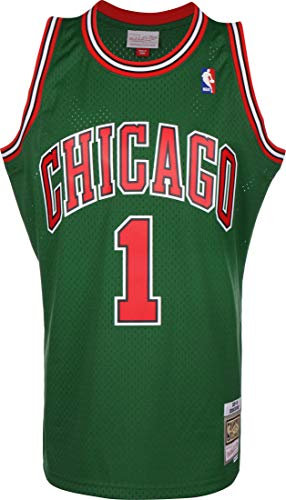 Mitchell & Ness NBA Chicago Bulls Swingman 2.0 Derrick Rose Trikot Herren grün/rot, L