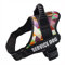 Hundegeschirr Mit Klettverschluss,Anti Zug Atmungsaktiv Brustgeschirr No Pull Sicherheitsgeschirr Reflektierend Dog Harness Einstellbar Weich für Große/Kleine Hunde(Gitter,XL)