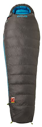 ALTUS Unisex-Erwachsene Andes 900 H30 Daunenschlafsack mit 0,9 kg – Temperaturen von-3 °C|-9 °C|-28 °C, Goldene Limette, One Size