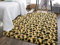 HOMORE Premium Leopard Flauschige Teppiche, Leopardenmuster Teppich für Wohnzimmer Schlafzimmer, weicher Geparden-Druck, Teppich für Kinderzimmer, 90x150 cm, Schwarz und Khaki
