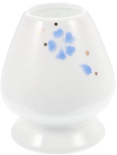 CALLARON Ceramic Tea Whisk Stand Tea Whisk Holder Matcha Whisk Stand Japanese Matcha Whisk Holder Matcha Bowl Japanese Decor Japanese Ceramic Matcha Holder Launcher Ceramics Japanese-Style