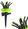 Fishtec - Tête d'arrosage de Jardin multidirection à Planter avec 12 Tubes orientables Individuellement pour arrosage Plantes, Potager et pelouse - A Planter, Coloris Vert et Noir