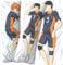 FLOATING Haiky-uu!! Anime Kissenbezug, Waschbar Sofakissen Dekokissen Bezüge, Gemütlich Soft Kissen Fall für Sofa Schlafzimmer Balkon-Multicolor 18||50 * 150cm