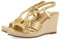 GIOSEPPO Femme Glide Sandale Cage Espadrille, Doré foncé, 36 EU