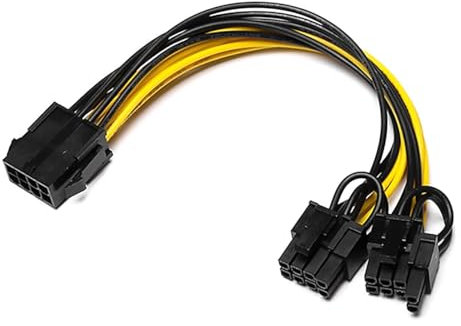 Cable Alimentation PCI Express 8 pins vers 2x8 Pins PSU GPU Cartes Graphiques