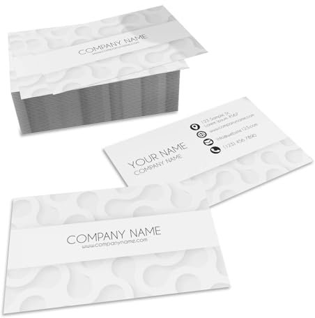 Gruppo Veneziano - Biglietti da visita personalizzati 100pz - Biglietti da visita personalizzati con logo-immagini e testi - 100% made in italy