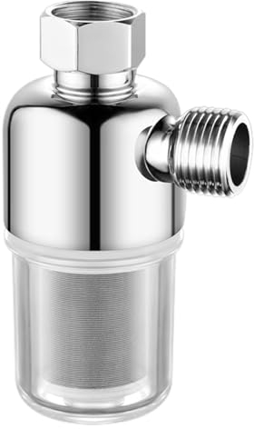 Filtro de calentador de agua, filtro de lavadoras, filtro de calentador de agua multiusos de acero inoxidable sin fugas para grifos de fregadero de cocina