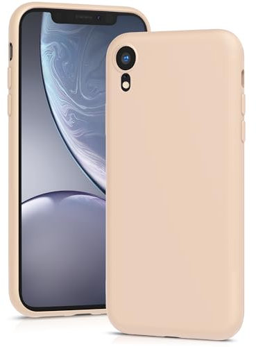 YATWIN Silicone Case for iPhone XR, Soft-Touch, Shockproof, DustProof, Antiskid Full Body Armour Phone Cover for Apple iPhone XR - Light Pink