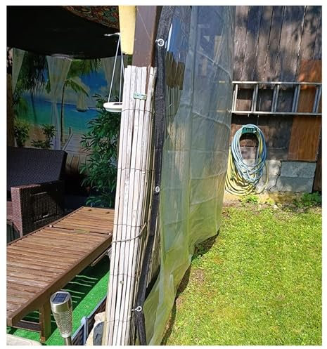 Abdeckfolie Abdeckplane Schutzplane Gewebeplane Für Holzstapel, Sandkästen Und Spielgeräte Wetterfeste Gewebeplane Für Den Schutz Im Garten Und Auf Baustellen(2x5m)