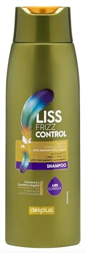 Liss Frizz Control Shampoo 400 ml widerspenstiges Haar mit Vitamin E und Keratin Deliplus