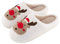 Hausschuhe Damen Herren Winter, Weihnachten Kuschel Plüsch Hausschuhe, Plüsch Pantoffeln Frauen, Warme Flauschige Hauspantoffeln für Halloween, Rutschfest Gefüttert Slippers Indoor Outdoor, 38/39EU
