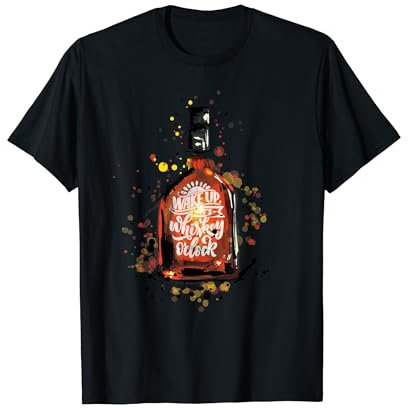 Wach auf, es ist Whisky-Uhr - Whiskey Lovers T-Shirt