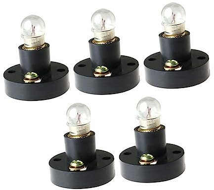 UPKOCH Kit De Douilles De Lampe À Vis E10 10 Pièces Supports Dampoule en Plastique pour Laboratoire De Physique