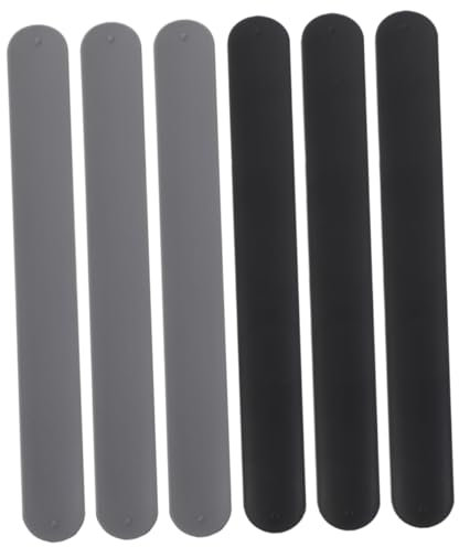 CLISPEED 6stücke Silikon Geschenkpapier Organizer Mit Metallstreifen Praktische Für Geschenkpapierrollen Plakate Und Kabel Einfache Installation Für Zuhause