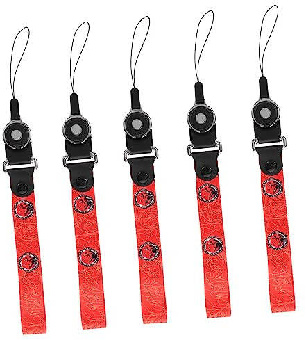 Veemoon 1set Laccetti Per Cellulare Stile Cinese Cinghie Da Polso Pratiche Per Smartphone Compatibili Con Accessori Elettronici e Carte Identità Design Elegante e Resistente