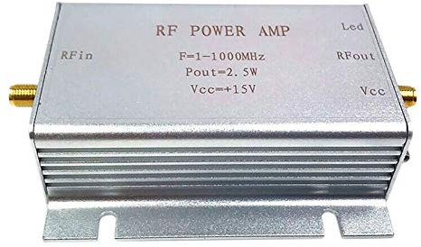 Pesderty 1-1000Mhz Amplificatore di Potenza RF da 2.5W per Trasmettitore HF FM VHF Uhf RF Ham Radio