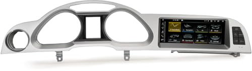 8,8 Zoll IPS Bildschirm Qualcomm 8 Kern 4+64GB Android 14 DAB+ Autoradio Für Audi A6 2005-2008 mit GPS Navigation Unterstützt Wireless CarPlay Android AUTO Bluetooth 5.1 WiFi DSP USB CANbus MMI Kamera