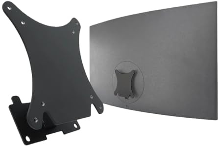 VESA Adapter，Compatible For Samsung UR59C Monitor U32R590 U32R590CWU U32R591CWU U32R592CWU U32R594CWU U32R590CWE U32R590CWR Wall Mount(Black)