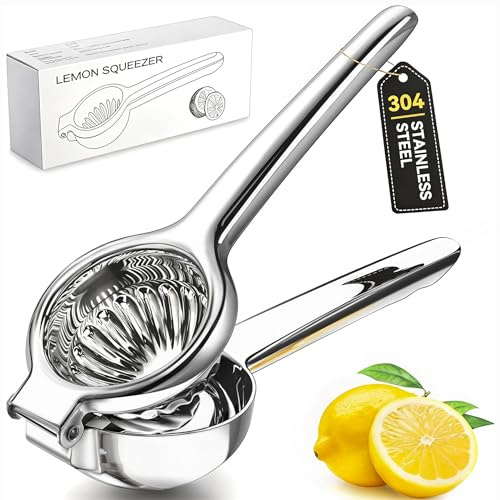 Sopito Zitronenpresse Edelstahl Zitruspresse Manuell