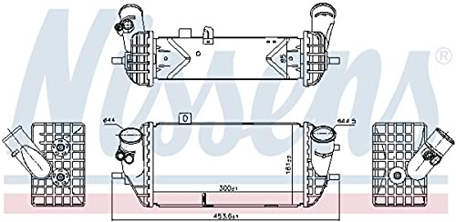 NISSENS Ladeluftkühler 96144 | Kompatibel mit: HYUNDAI ACCENT IV Stufenheck, i20 ACTIVE, i20 II, i20 II Coupe, i30, i30 Coupe, i30 Kombi, KIA CEE'D