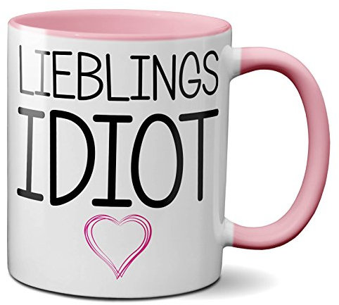 PAYANA 1026 Tasse imprimée des Deux côtés 325 ML Rose Bonbon