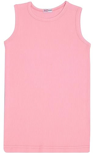 A2Z 4 Kids Girls Ribbed Cotton Vest Top Fashion Tank Age 2-13 Years