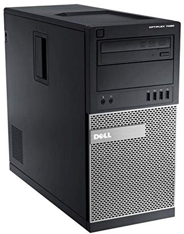 Dell - PC TOUR 7020 Intel Core i5-4570, RAM 8 GB, disco rigido 1 TB, Windows 10 WiFi (Ricondizionato)