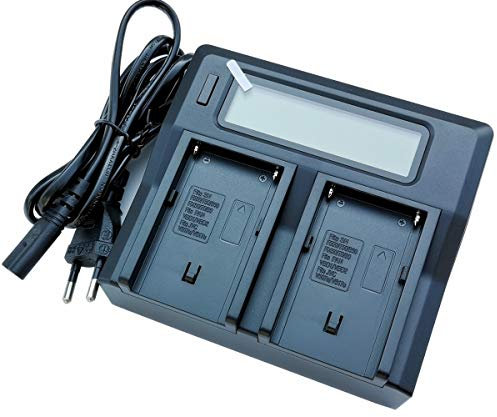 Quick LCD Batterie Chargeur pour NP-F990 NP-F970 NP-F960 NP-F950 NP-F930 NP-F330 NP-F550 NP-F750 NP-F770 NP-FM500H NP-FM55H NP-QM90 NP-FM91 CCD-TRV DCR-TRV NP-F Series caméra