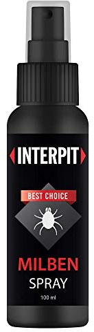 Interpit® Anti MILBEN Spray Hochwirksam & perfekter Milbenschutz für Möbel und Matratzen, DAS Mittel gegen Milben mit Langzeitschutz, Schädlingsfrei gegen Spinnmilben & Schutz für 6 Monate